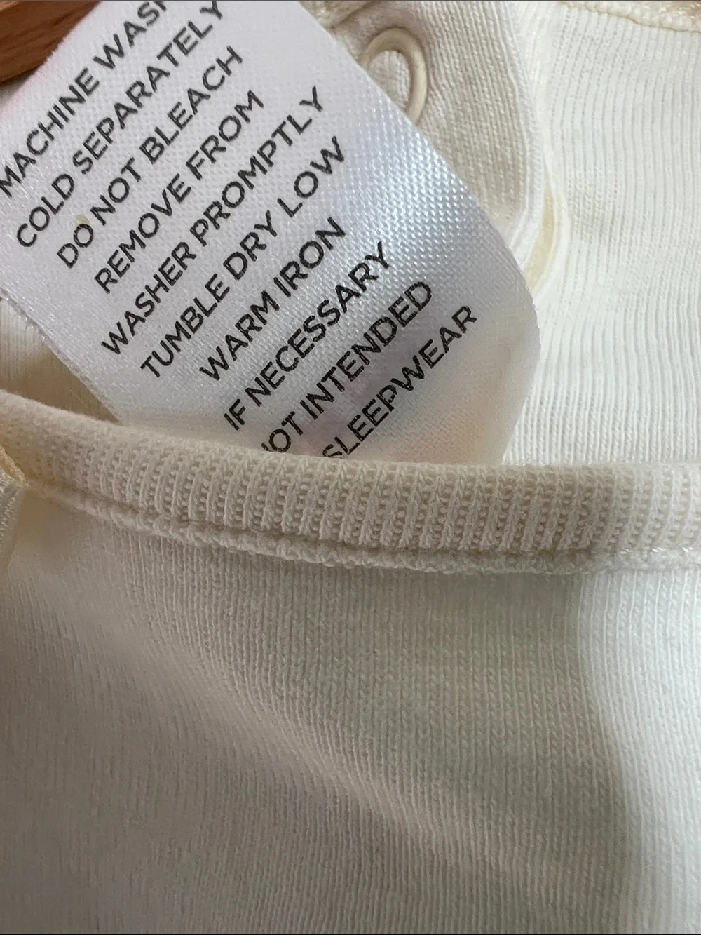 Gymboree | Cream Long Sleeve Top with Bow Shoulders